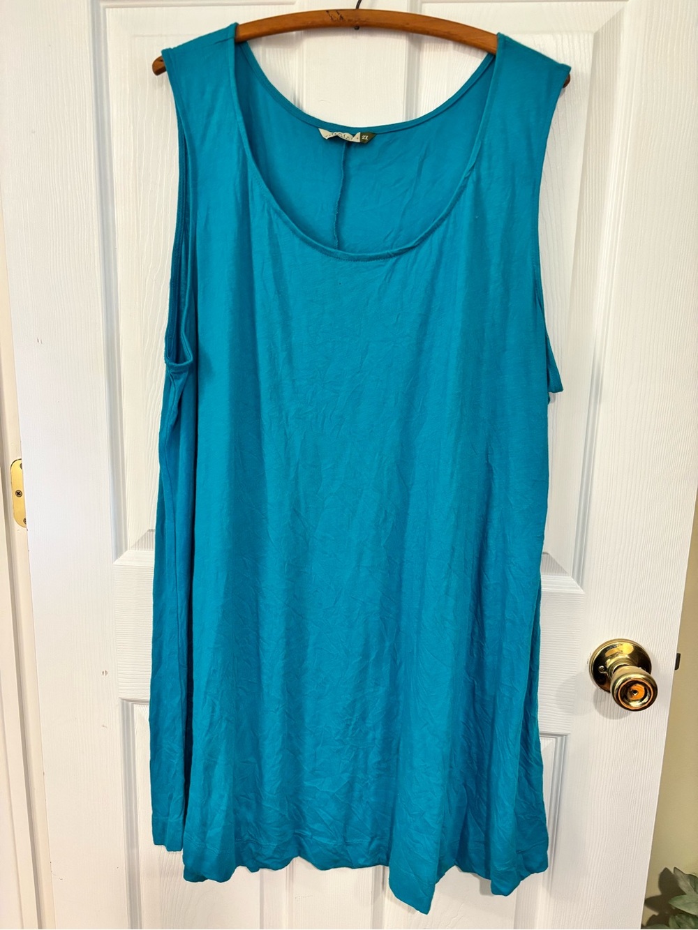 Chalet Bright Turquoise Sleeveless Tank